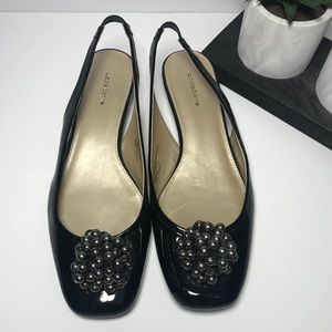Liz Claiborne Bobbie Beaded Slingback Shoes